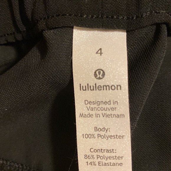 Lululemon Pant - With White Stripe - Picture 2 of 2